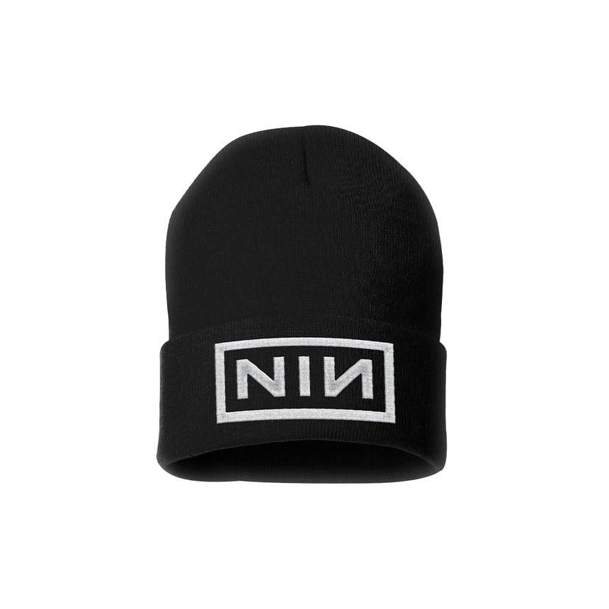NIN LOGO GREY BEANIE – Nine Inch Nails